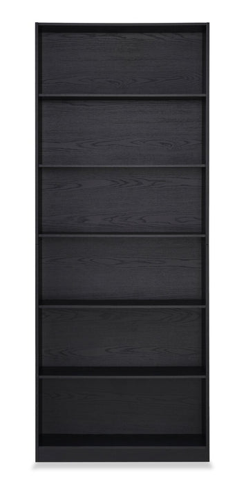 William 31.5\" 6-Shelf Bookcase - Black