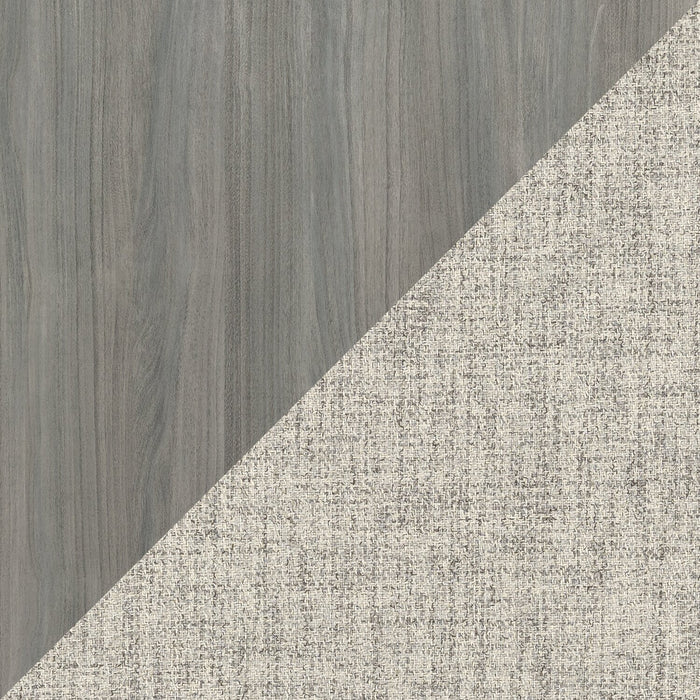 Cove Dining Chair with Cushion Fabric Seat, Ladder-Back – Grey