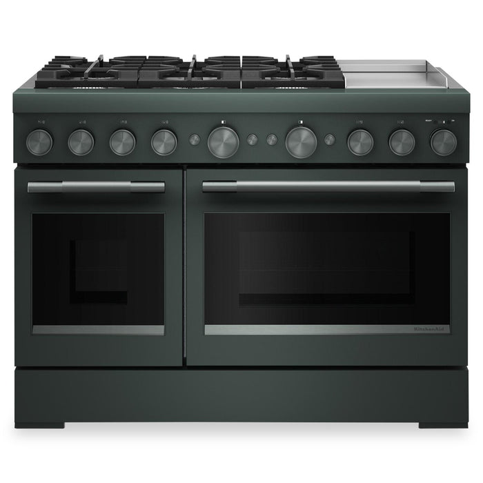 KitchenAid 6.3 Cu. Ft. 6 Burner Dual Fuel Range with Griddle – Juniper - KFDD948SJP