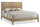 Sable Panel Bed with Headboard & Frame, Light Brown - King Size