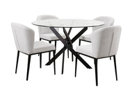 Zoe 5-Piece Dining Package - Grey 