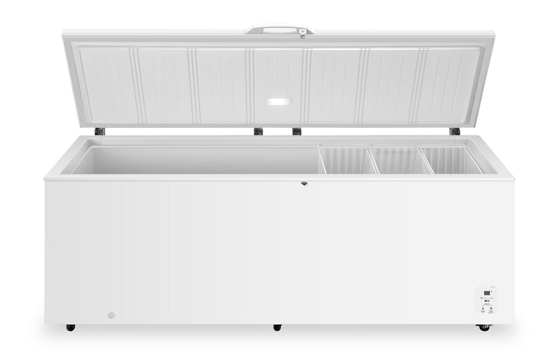 Hisense 25 Cu. Ft. Garage Ready Convertible Chest Refrigerator-Freezer - White - FC25D6CWD