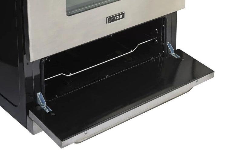 Classic Off-Grid by Unique 30\" 3.9 Cu. Ft. Propane Range with Battery Ignition - UGP-30G OF2 S/S 