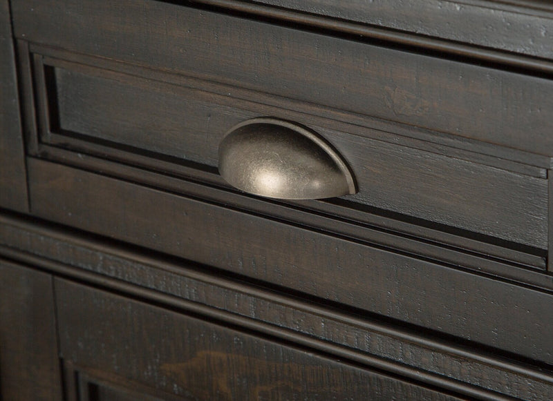 Wesley 70\" Traditional TV Stand with Storage and Cable Management for TVs up to 75\" - Graphite