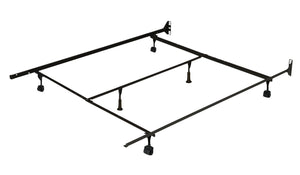 Twin/Full/Queen Versatile Metal Bed Frame with Casters