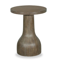 Eldon 20” Modern Round Solid Wood End Table - Porpoise 