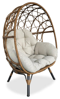 Coco Egg Outdoor Patio Chair - Brown 