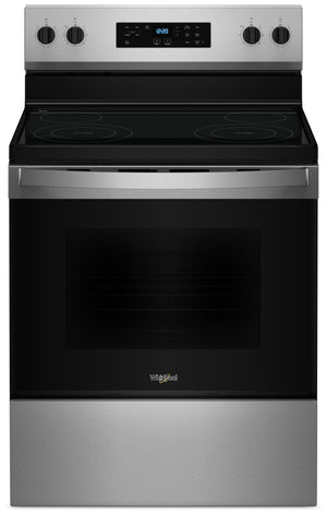 Whirlpool 5.3 Cu. Ft. Electric Range with Self-Clean - Stainless Steel - YWFES3530RS