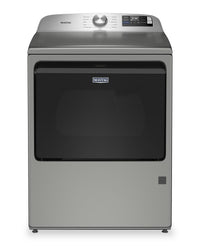 Maytag 7.4 Cu. Ft. Top Load Gas Dryer with Advanced Moisture Sensing – Radiant Silver - MGD6205RR 