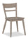 Remi Dining Chair with Curved Ladder-Back - Brown