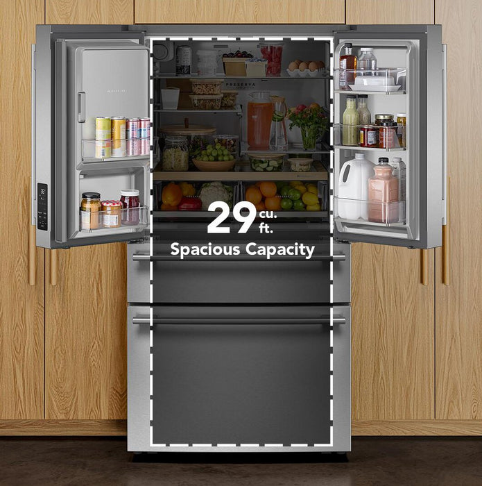 Kitchenaid 29 Cu. Ft. French Door Refrigerator – Black Ore - KRMF436SBE