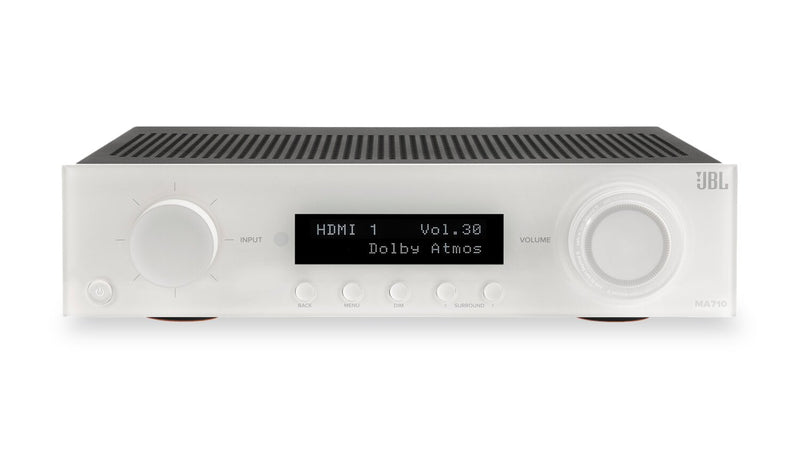 JBL MA710 7.2-Channel 8K AV Receiver - White (JBLMA710WHTAM)
