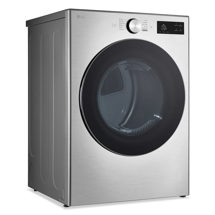 LG 7.4 Cu. Ft. Smart Front-Load Gas Dryer with AI Sensory Dry - Graphite Steel - DLGX5801V