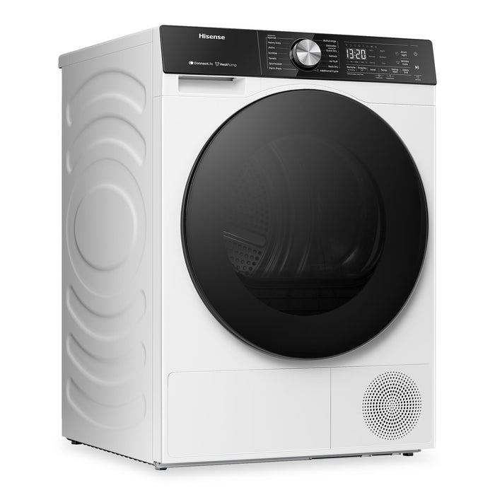 Hisense 3.1 Cu. Ft. Front Load Washer and 4.5 Cu. Ft. Dryer with Ventless Heat Pump Technology - White 