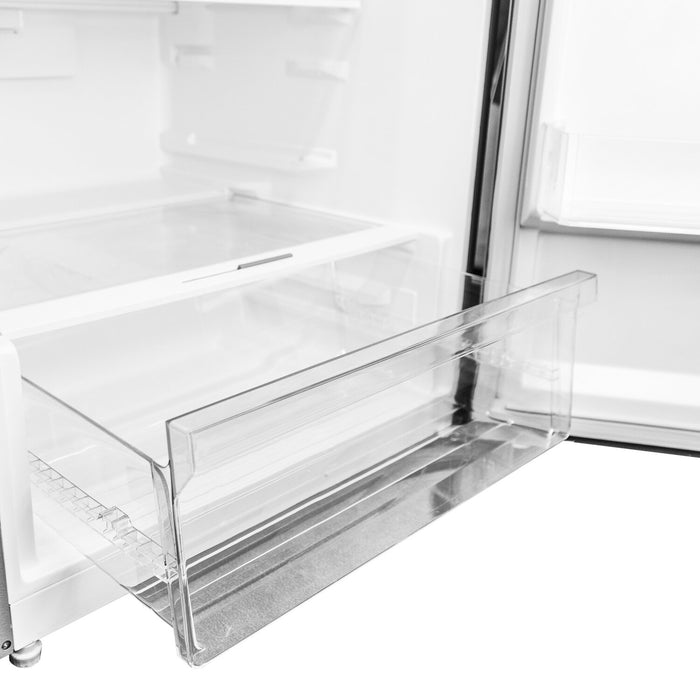 Danby 27.56” 14.2 Cu. Ft. Apartment Size Top Mount Refrigerator - Stainless Steel - DFF142E1SSDB \t