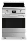 Smeg 2.8 Cu. Ft. Professional Induction Range - SPR24UIMX