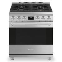 Smeg 4.6 Cu. Ft. Professional Gas Range - SPR30UGGX