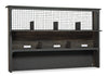 Steel River 60.08\" Commercial Grade Computer Hutch with Cubbyholes & Dividers - Carbon Oak