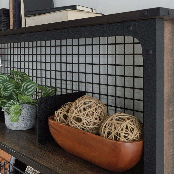 Steel River 60.08\" Commercial Grade Computer Hutch with Cubbyholes & Dividers - Carbon Oak