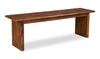 ["Vale Dining Bench, Wood, 58\"W - Brown"]