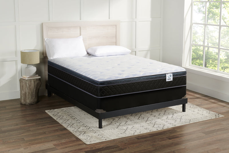 Springwall Venice Eurotop Low-Profile Full Mattress Set