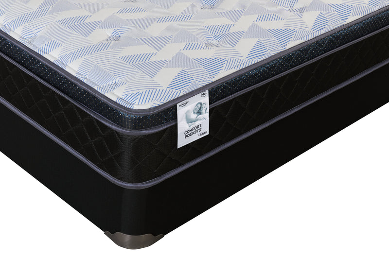 Springwall Venice Eurotop Low-Profile Full Mattress Set