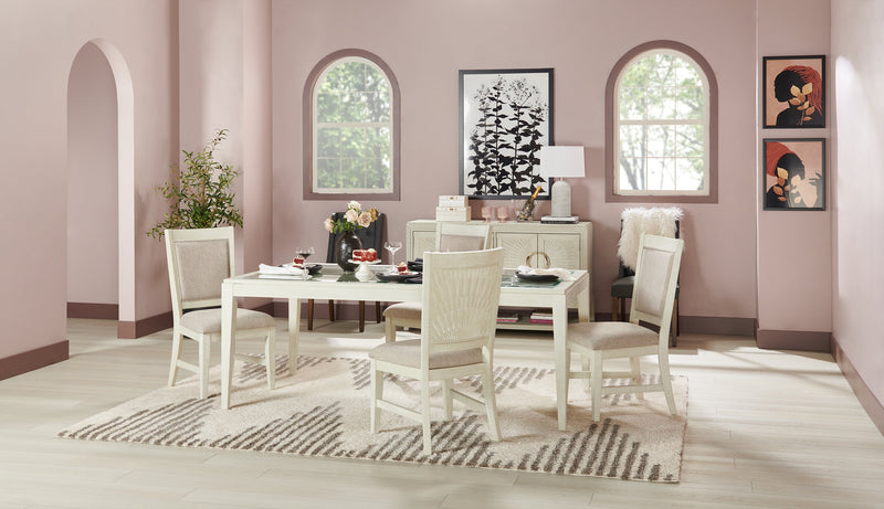 Vida Dining Server with Storage & Shelf, 61\"W - Sand