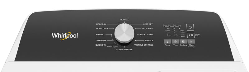 Whirlpool 5.3 Cu. Ft. Top-Load Washer with Built-In Faucet and 7 Cu. Ft. Electric Dryer with Steam