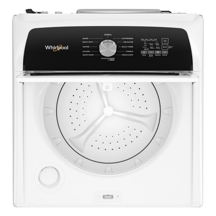 Whirlpool 5.3 Cu. Ft. Top-Load Washer with Built-In Faucet and 7 Cu. Ft. Gas Dryer