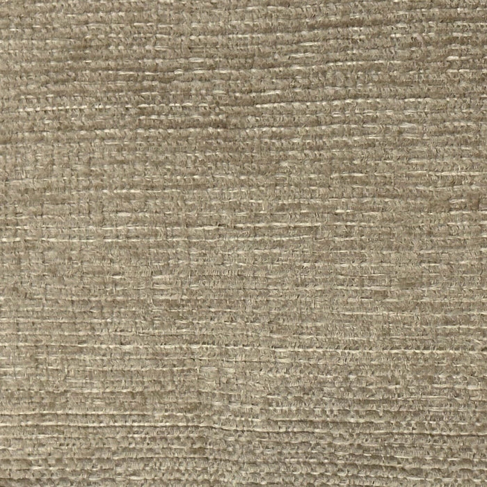 Made in Canada Wynn 2-Piece Chenille Fabric Sectional with Nailhead Trim and Wood Bun Legs - Taupe 