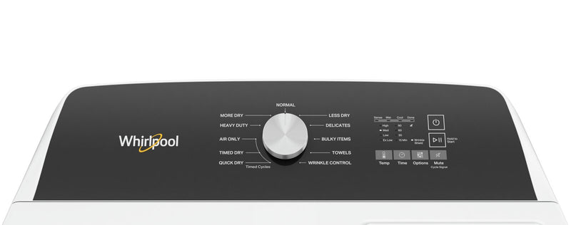 Whirlpool 5.3 Cu. Ft. Top-Load Washer with Built-In Faucet and 7 Cu. Ft. Electric Dryer