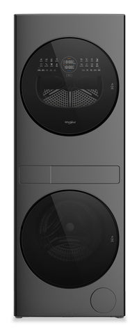 Whirlpool 3.2 Cu. Ft. Washer and Electric 4.3 Cu. Ft. Dryer - Black - YWFH5424SJ 