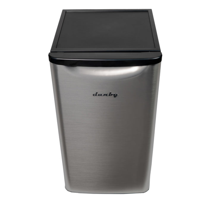 Danby 17.68\" 3.3 Cu. Ft. Compact Fridge - Stainless Steel Look - DAR033A6BSLDB