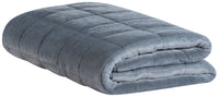 Weighted Sherpa Throw - Grey 