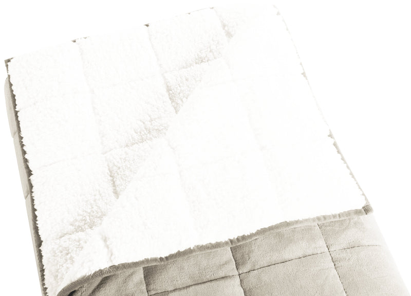 Weighted Sherpa Throw - Ivory