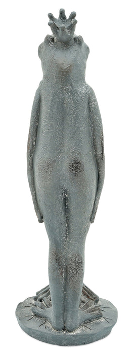 Black 16\" Outdoor Resin Frog Figure