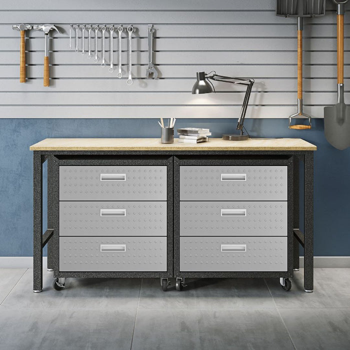 Fortress 6.0 Mobile Garage Cabinet and Worktable