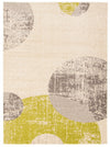 Ellegance Ivory / Green 7'10\" x 10'2\" Area Rug