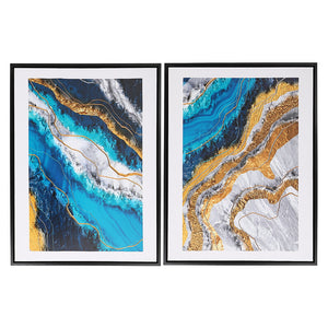 Framed Canvas Wall Art Aquasource - Set of 2 Wall Decor