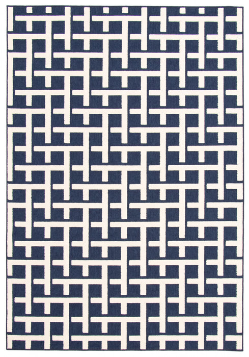 Brangane Blue 6'7\" x 9'6\" Area Rug