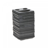 Ceramic Toothbrush Holder Grey Slate Bath Accessories