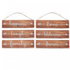 Inspirational Wood Plaques Arrow English Wall Decor