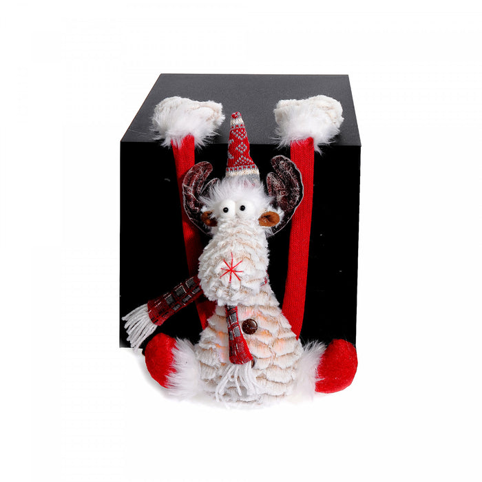 LED Chip the Reindeer Plush Shelf Hanger Figure