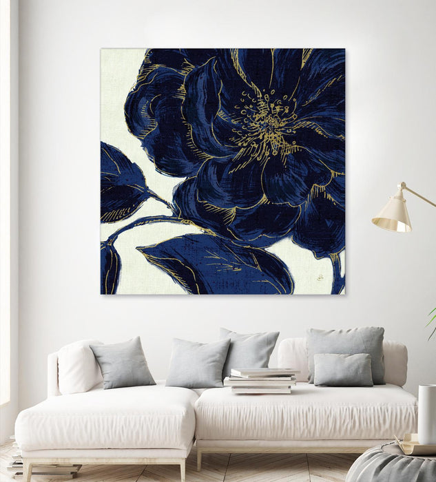 \"Indigo Garden Ii\" Giant Art 54x54 Wall Art
