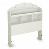 Tiara Twin Bookcase Headboard - Pure White