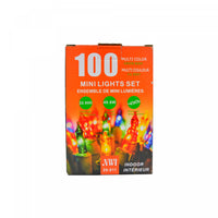 100 Lt Indoor Mini Light Set Multi Bulbs - Set of 2 Christmas Lights