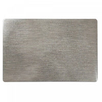 Metallic Plastic Placemat Champagne - Set of 12