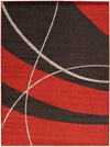 Carson Red Area Rug - 7'10\" x 10'2\"