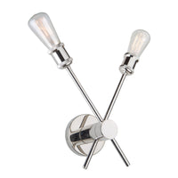 Tribeca Silver Wall Light Sconce 