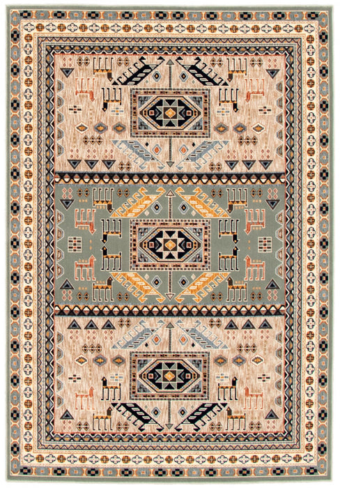 Quincy Teal Area Rug - 5'3\" x 7'3\"